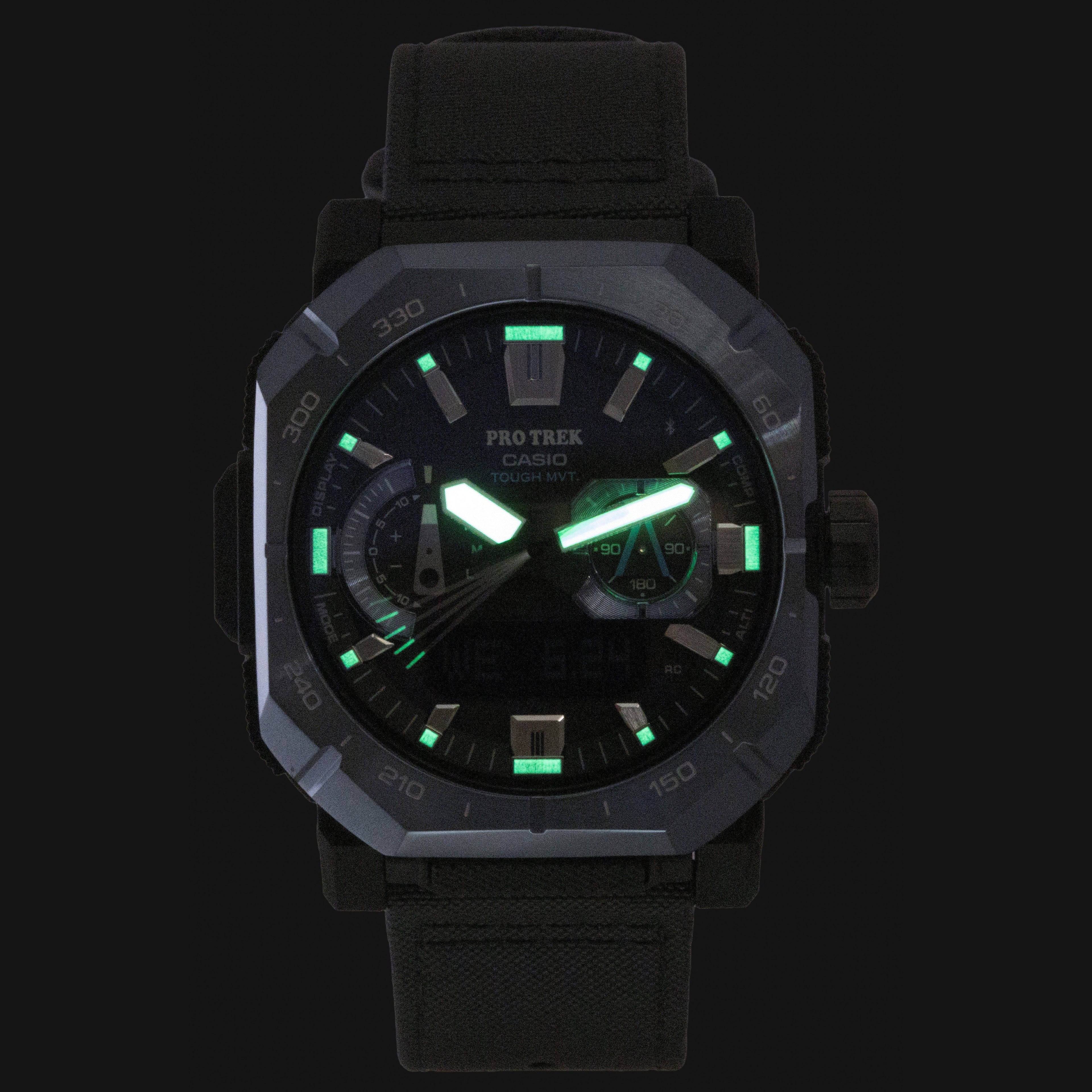Casio Pro Trek Analog Digital Smartphone Link Black Dial Solar PRW-B1000B-2 100M Men's Watch