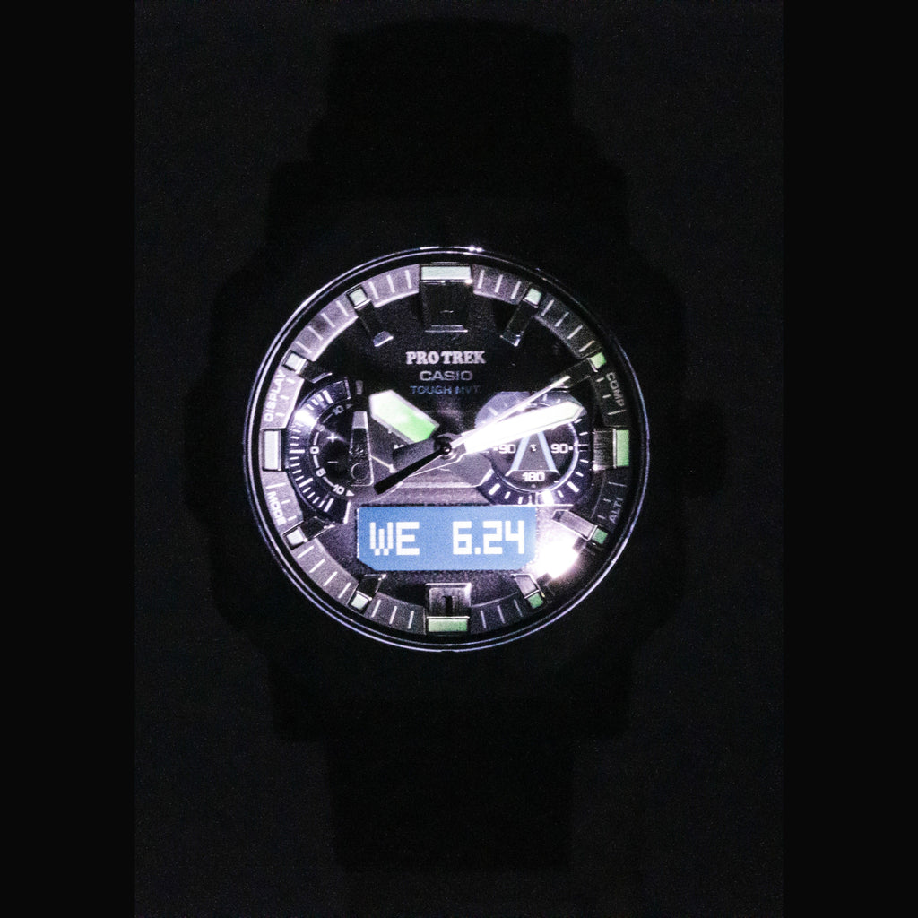 Casio Pro Trek Analog Digital Smartphone Link Black Dial Solar PRW-B1000B-2 100M Men's Watch
