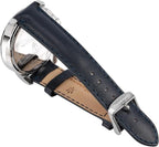 Maserati Successo Tachymeter Leather Strap Blue Dial Quartz R8851121003 Men's Watch