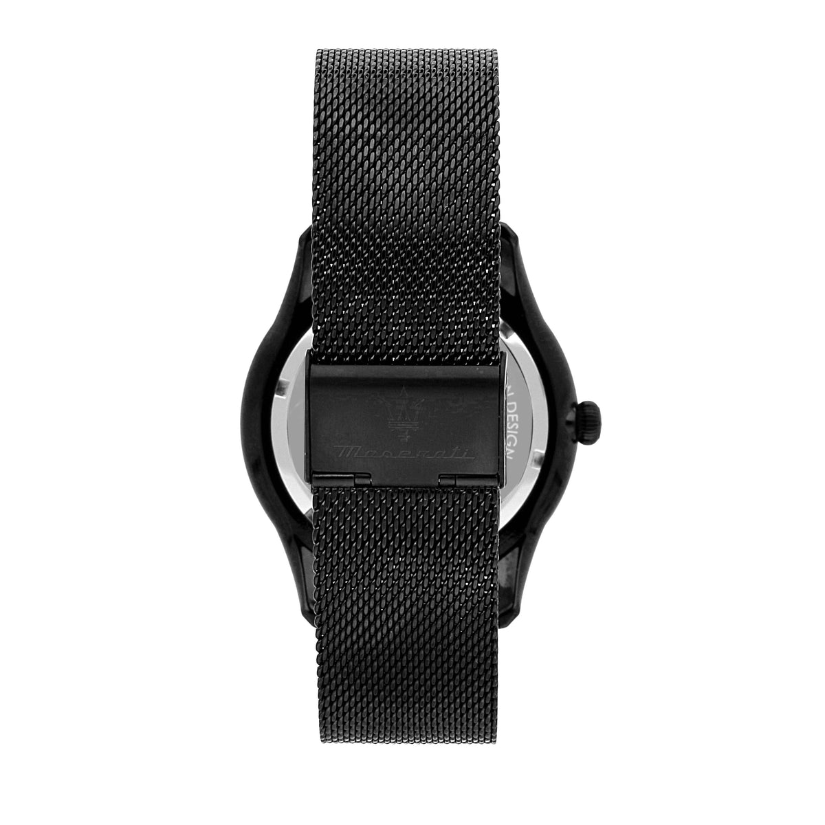 Maserati Tradizione zwarte Sunray wijzerplaat quartz R8853146001 100M herenhorloge