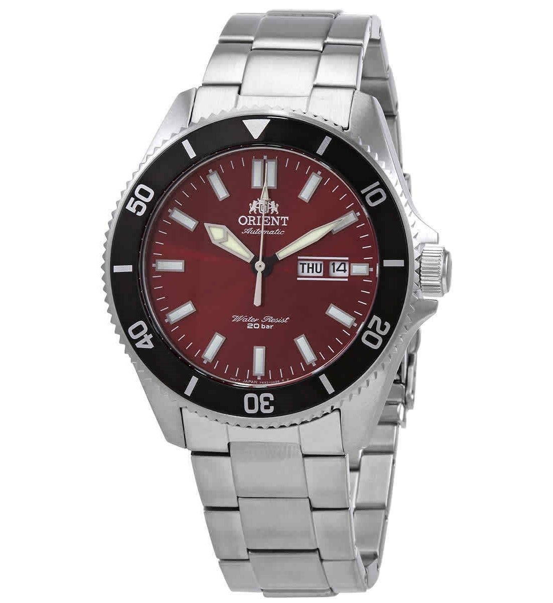 Orient Sports Diver automatisch herenhorloge met rode wijzerplaat RA-AA0915R19B 200M