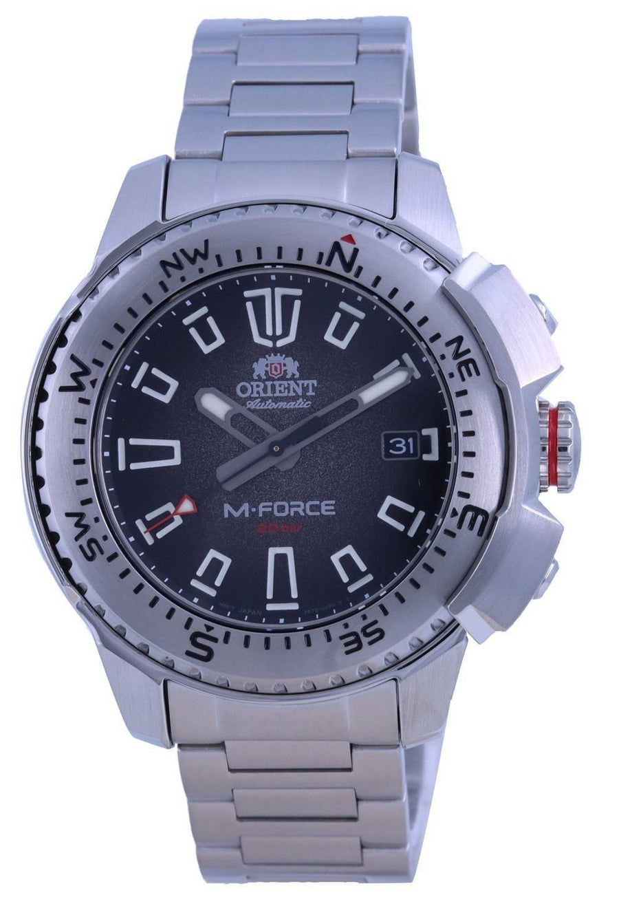 Orient M-Force Black Dial Automatic Diver's RA-AC0N01B10B 200M Herrenuhr