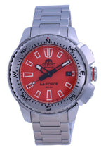 Orient M-Force Orange Dial Edelstahl Automatikuhr Diver's RA-AC0N02Y10B 200M Herrenuhr