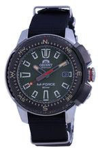 Orient M-Force Grünes Zifferblatt Edelstahl Automatikuhr Taucheruhr RA-AC0N03E10B 200M Herrenuhr