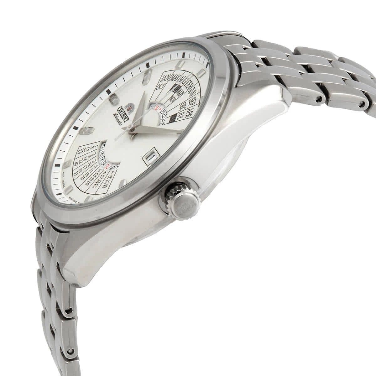 Orient Contemporary meerjarenkalender roestvrij staal automatisch RA-BA0004S10B herenhorloge