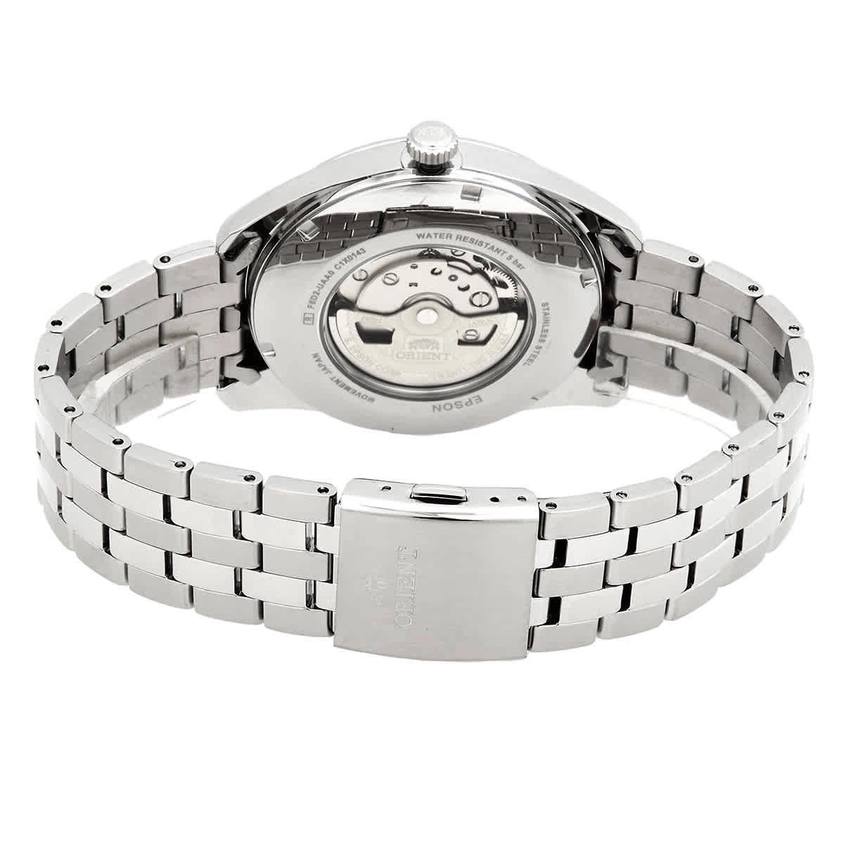 Orient Contemporary meerjarenkalender roestvrij staal automatisch RA-BA0004S10B herenhorloge
