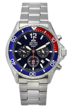Orient Chronograph Stainless Steel Black Dial Solar Diver's RA-TX0201L10B 200M Men's Watch