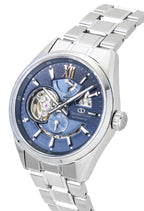 Orient Star Keshiki Limited Edition Edelstahl Open Heart Blau-Graues Zifferblatt Automatik RE-AV0132L 100M Herrenuhr