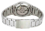 Aufgearbeitete Seiko Herrenuhr SNKC51J1 mit automatischem Uhrwerk, Edelstahlgehäuse und blauem Zifferblatt