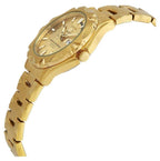 Refurbished Seiko 5 Sports Gold Tone Stainless Steel Gold Dial Automatic SNZ450J1 100M Men's Watch