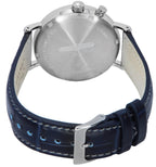 Refurbished Zeppelin LZ 129 Hindenburg Leather Strap Moon Phase White Dial Quartz 80761 Men's Watch