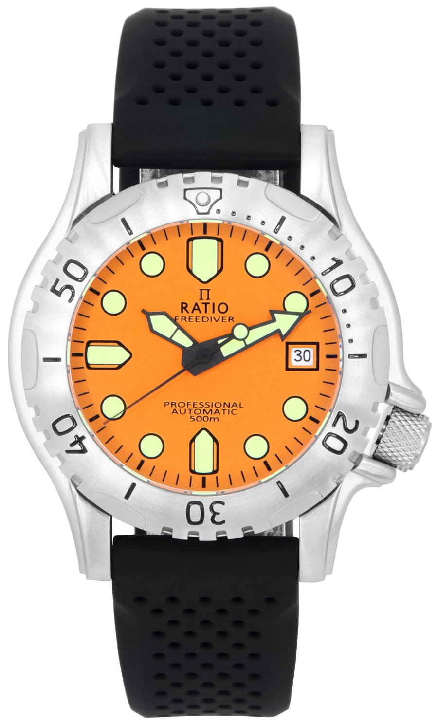 Ratio FreeDiver Professional Sapphire Orange Dial Automatic RTF017 500M Herrenuhr