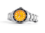 Ratio FreeDiver Sapphire Stainless Steel Yellow Dial Quartz RTF034 200M Men's Watch