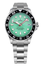 Ratio FreeDiver GMT Series Sapphire Stainless Steel Green Dial Automatic RTF059 200M Men's Watch