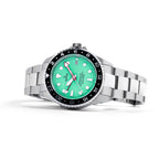 Ratio FreeDiver GMT Series Sapphire Stainless Steel Green Dial Automatic RTF059 200M Men's Watch