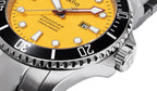 Ratio FreeDiver Sapphire Stainless Steel Yellow Dial Automatic RTFL834 200M Women's Watch