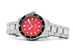 Ratio FreeDiver Sapphire Stainless Steel Red Dial Automatic RTFL836 200M Women's Watch