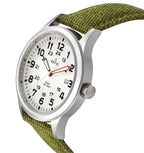 Ratio Quest Men's Field Watch Sapphire Canvas Strap Quartz RTQ027 100M Lewis And Clark Edition