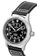 Ratio Skysurfer Pilot Black Sunray Dial Leather Automatic RTS314 200M Men's Watch