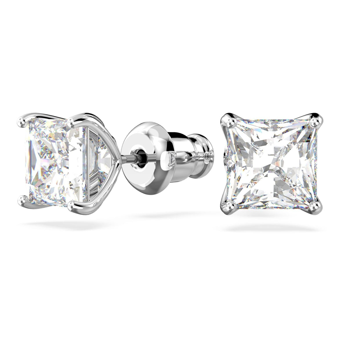 Swarovski Stilla Attract gerhodineerde en zirkonia oorknopjes 5430365 voor dames