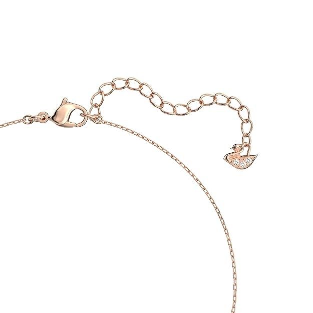 Swarovski Stilla trekt heldere kristallen en roségoudkleurige ketting aan 5510698 Voor dames