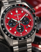 Seiko Prospex Speedtimer SBDL123 Datsun 240Z Limited Edition dial close-up