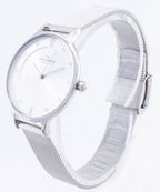 Skagen Anita Silver Dial Swarovski Crystal Mesh Bracelet SKW2149 Women's Watch