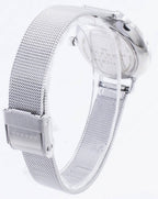 Skagen Anita Silver Dial Swarovski Crystal Mesh Bracelet SKW2149 Women's Watch