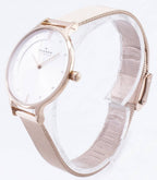 Skagen Anita Silver Dial Crystal Rose Gold-Tone Mesh Bracelet SKW2151 Women's Watch