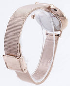 Skagen Anita Silver Dial Crystal Rose Gold-Tone Mesh Bracelet SKW2151 Women's Watch