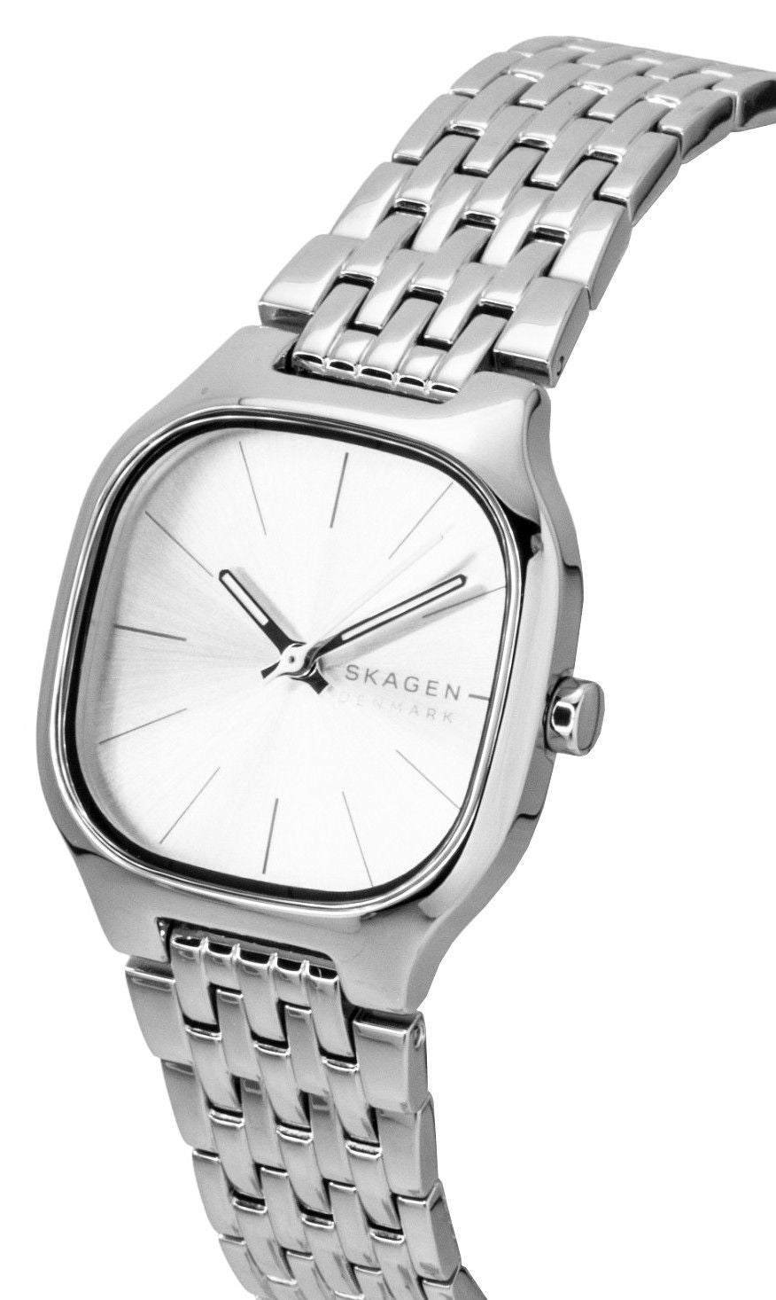 Skagen Mellem Lille roestvrijstalen zilveren wijzerplaat quartz SKW3159 dameshorloge