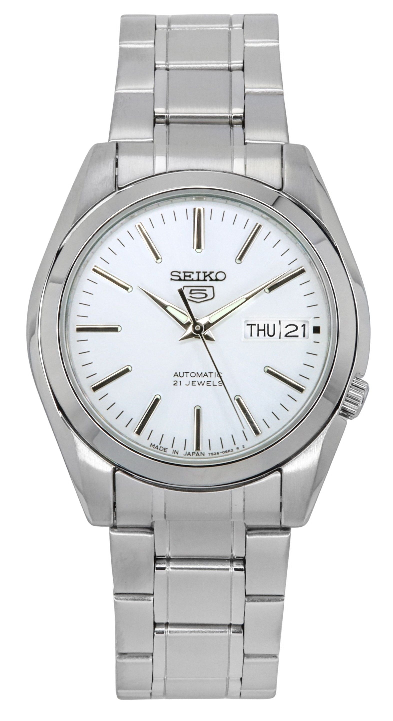 Seiko 5 Automatic 21 Jewels Japan Made SNKL41 SNKL41J1 SNKL41J Men's Watch