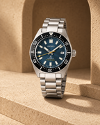 Seiko Prospex SPB149J1 automatic diver watch in warm stone setting