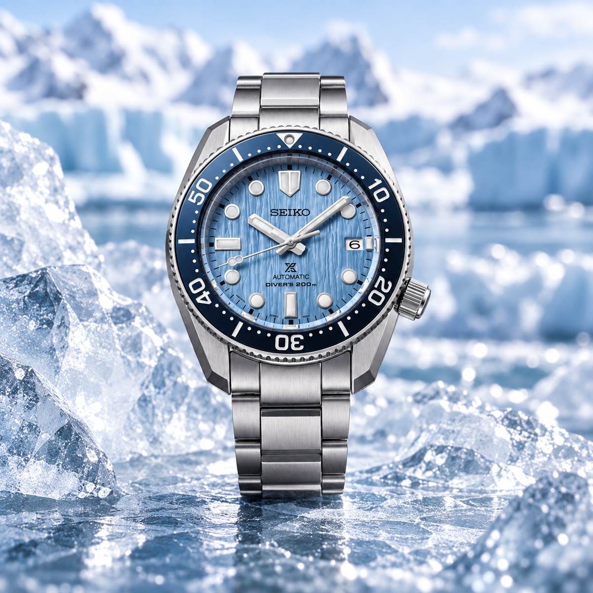 Seiko Prospex SPB299J1 glacier product shot