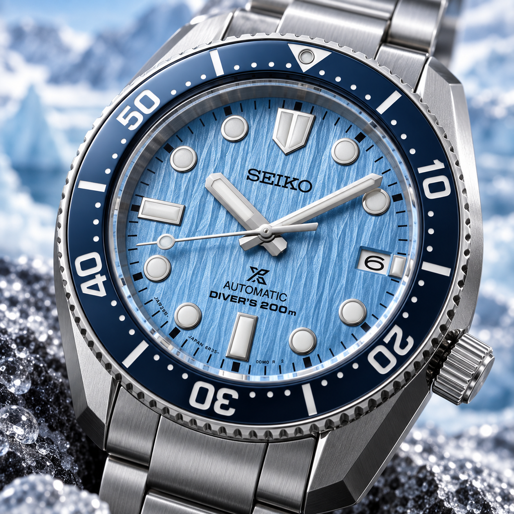 Seiko Prospex SPB299J1 dial macro