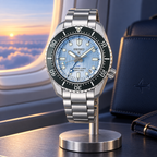 Seiko Prospex SPB385J1 110th Anniversary Save the Ocean Limited Edition GMT Automatic Diver's 200m 42mm Ice Blue Dial Men's Watch
