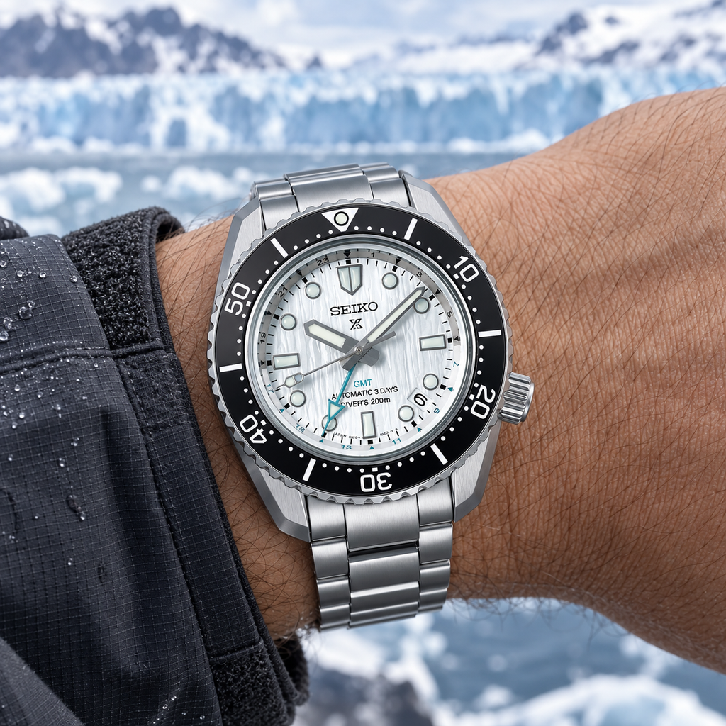 Seiko Prospex SPB439J1 Save the Ocean Limited Edition GMT Automatic Diver's 200m 42mm Silver-White Dial Men's Watch