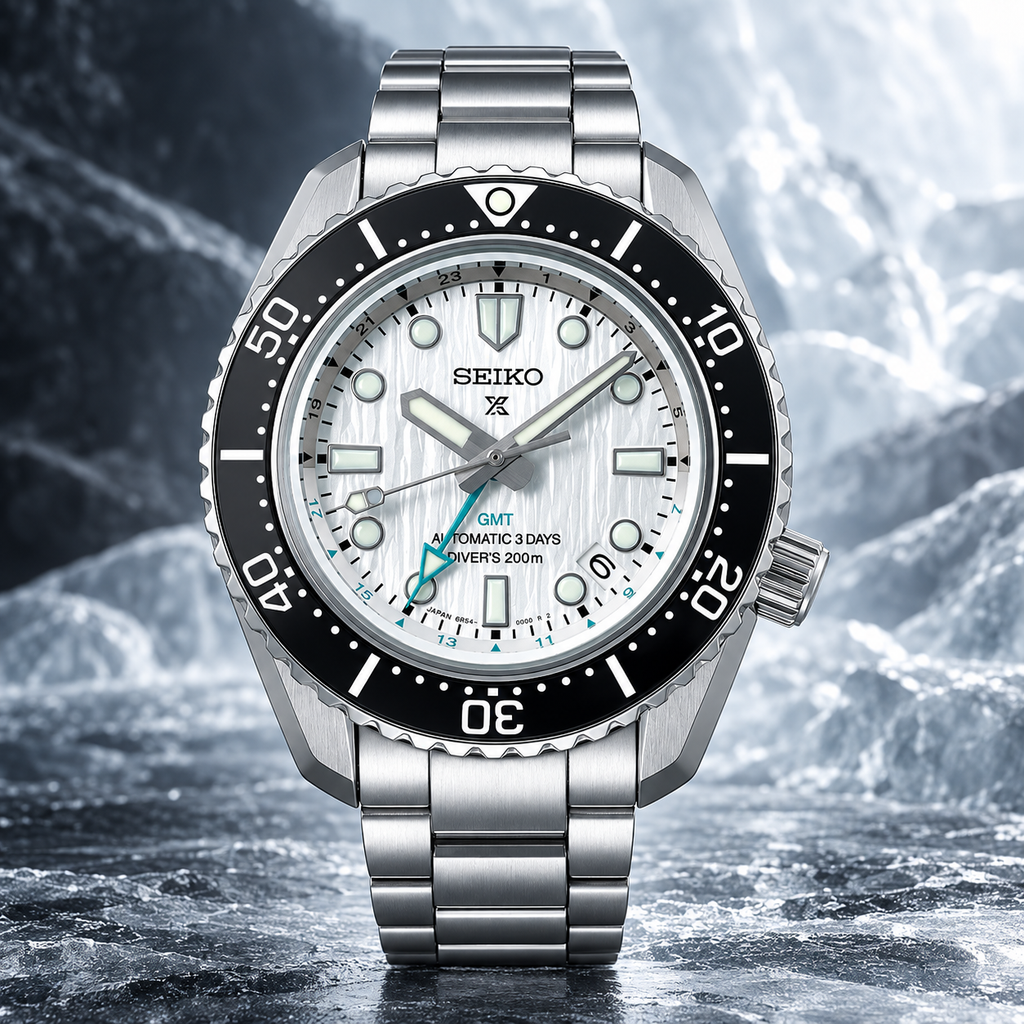 Seiko Prospex SPB439J1 Save the Ocean Limited Edition GMT Automatic Diver's 200m 42mm Silver-White Dial Men's Watch