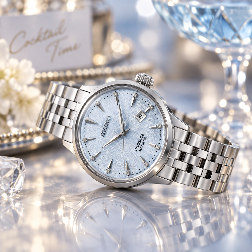 Seiko Presage SRE007J1 blue cocktail time product image