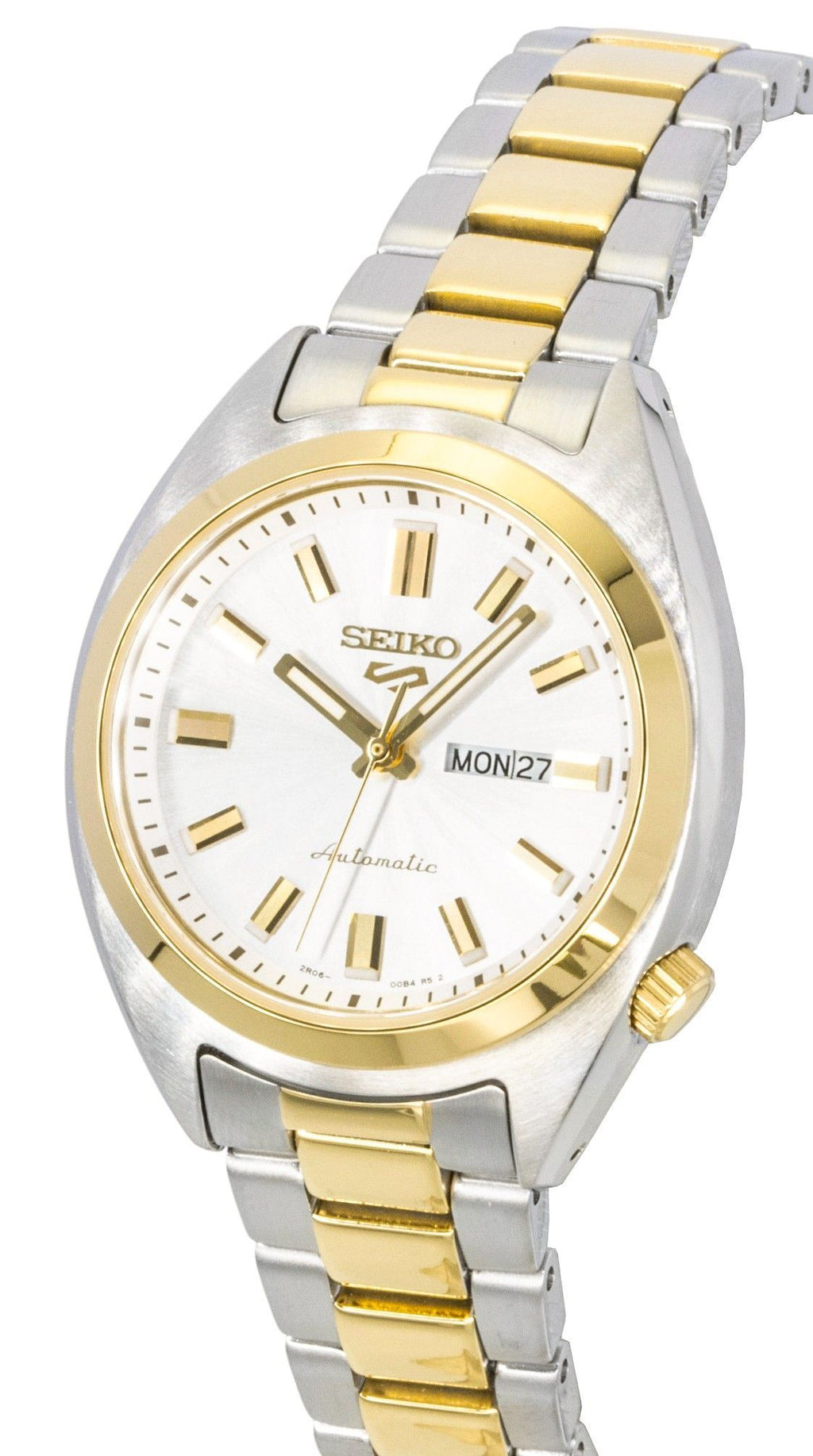 Seiko 5 Sports Hebitama SNXS Stainless Steel Silver Dial Automatic SRE024K1 100M Women's Watch