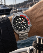 Seiko Prospex SRP789J1 Turtle Coke automatic diver on wrist