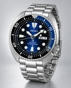 Seiko Prospex Turtle SRPC25J1 Deep Blue Batman three-quarter product view