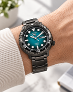Seiko 5 Sports SRPC65J1 turquoise green dial automatic men's watch light wrist view