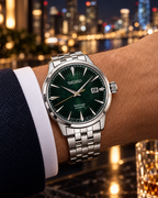 Seiko Presage Cocktail Time SRPE15J1 green dial automatic men's watch city wrist lifestyle