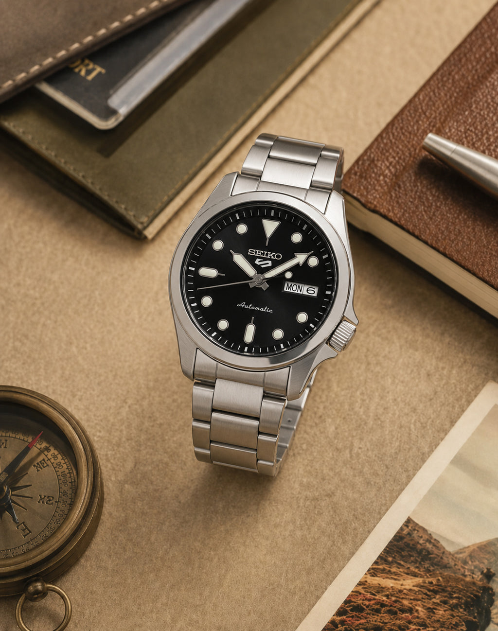 Seiko SRPE55K1 Automatic Watch - image 3