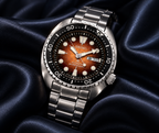 Seiko Prospex SRPH55 automatic diver on midnight navy satin