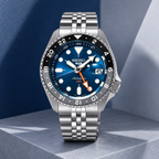 Seiko SSK045K1 Velocity Blue Automatic GMT Watch