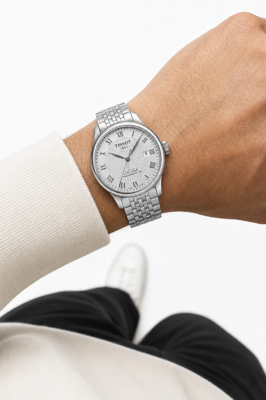Tissot Le Locle 39.3mm T006.407.11.033.00 wrist shot