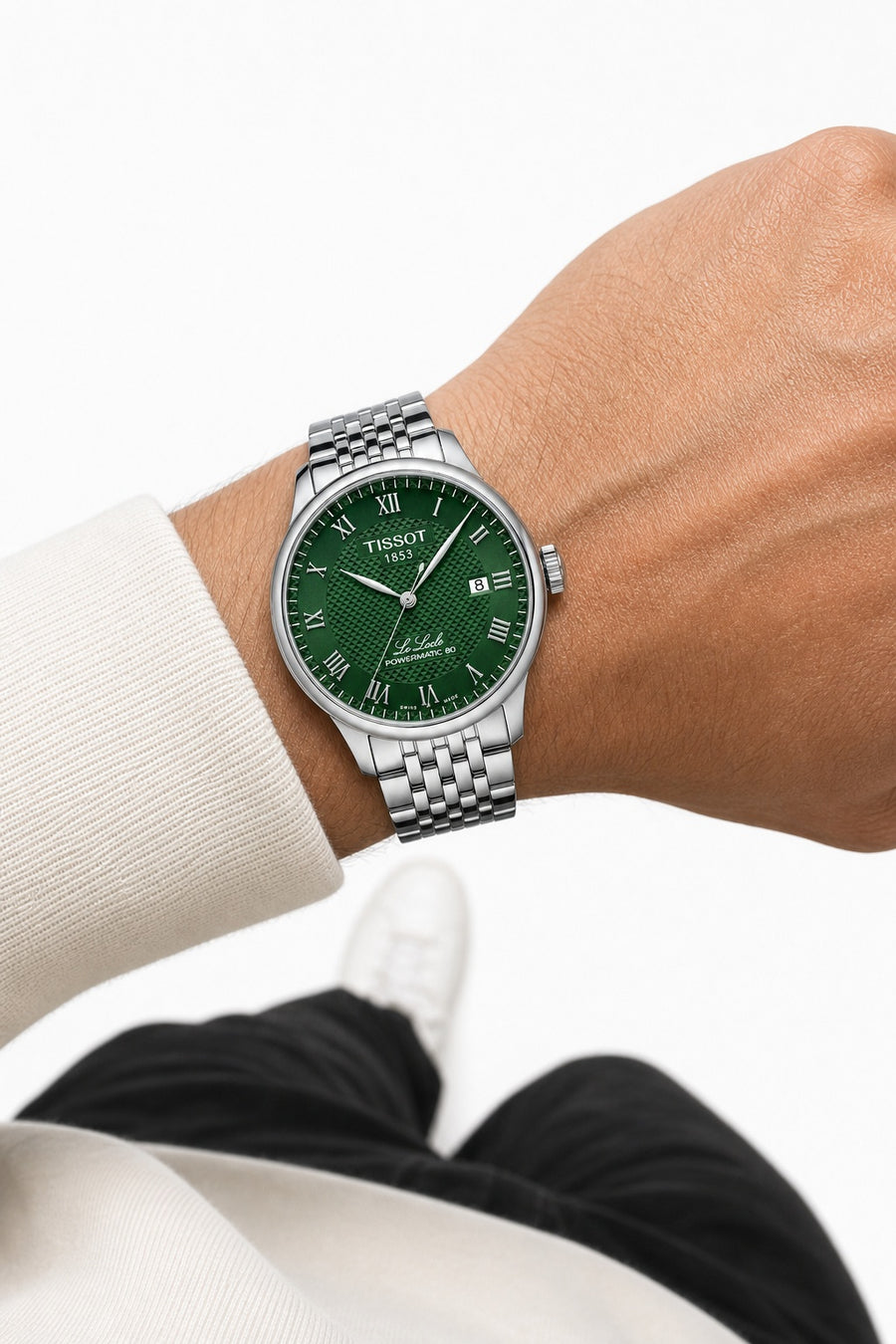 Tissot Le Locle 39.3mm T006.407.11.093.00 wrist shot