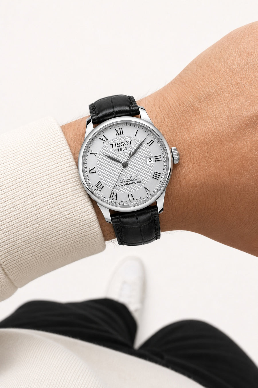 Tissot Le Locle 39.3mm T006.407.16.033.00 wrist shot